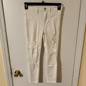 American Eagle high-rise, jegging cropped size 6 long